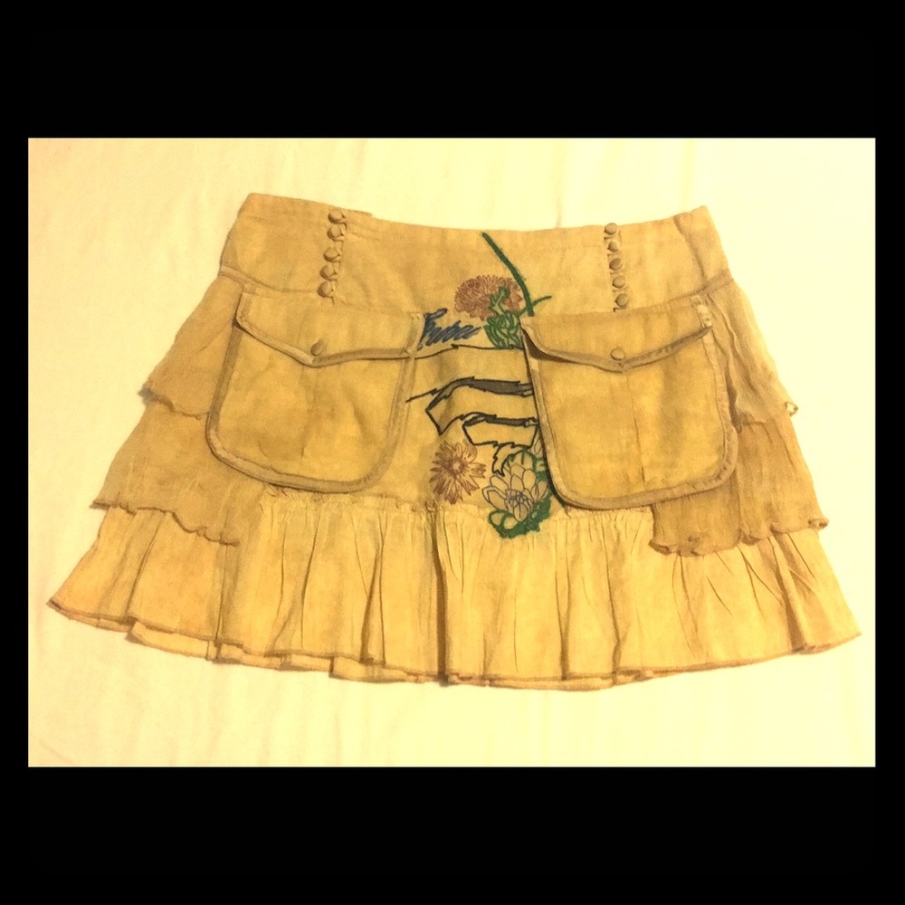 COPY - Unique boho mini skirt